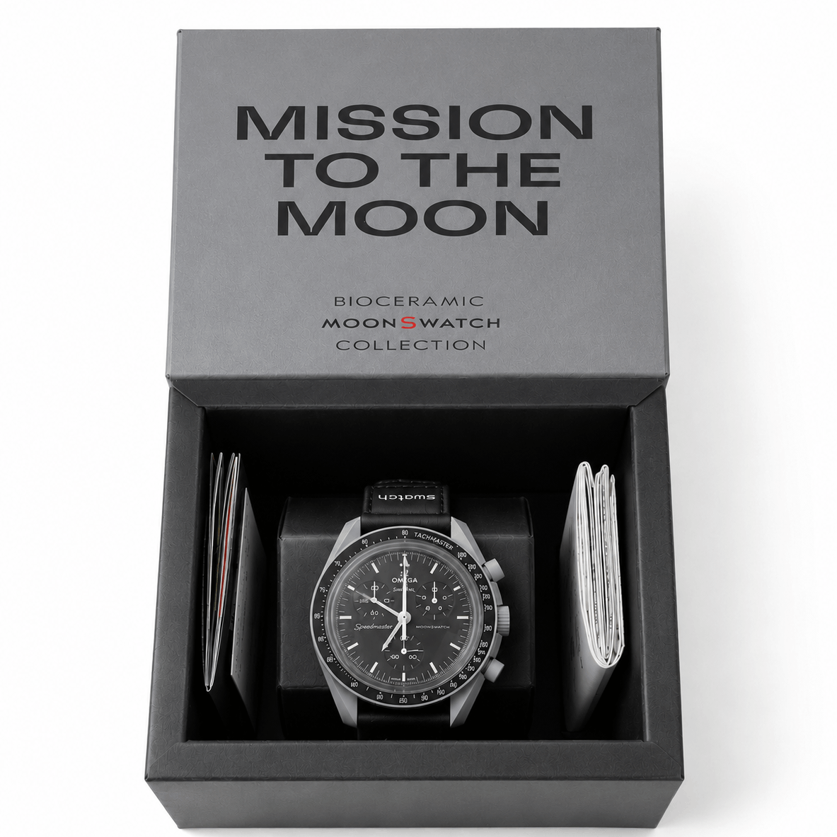 Swatch × Omega Mission to the Moon Обзор Swatch x Omega MoonSwatch Mission To The Moon SO33M100