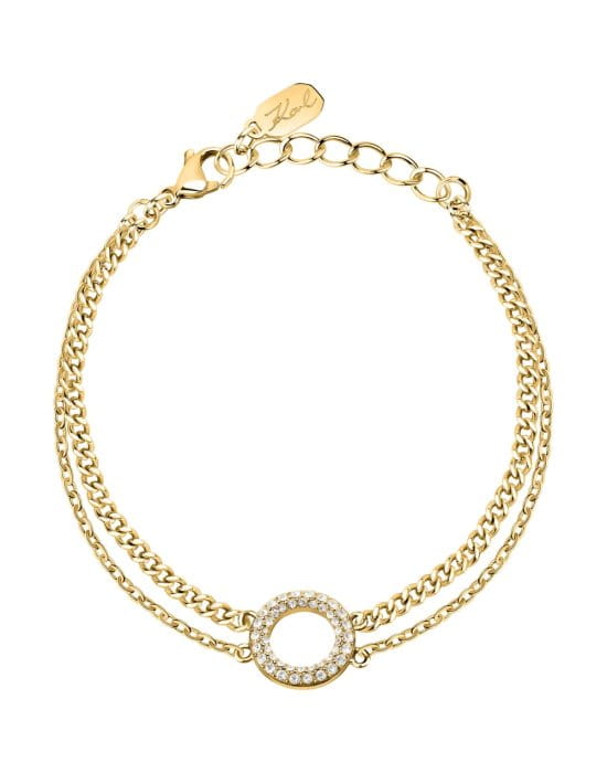 Стальной браслет Karl Lagerfeld Crystals KLAYC56 с кристаллами