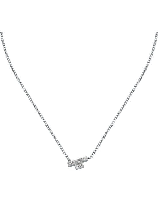 Стальная подвеска Trussardi T-Shape TJAXC11 с цирконами