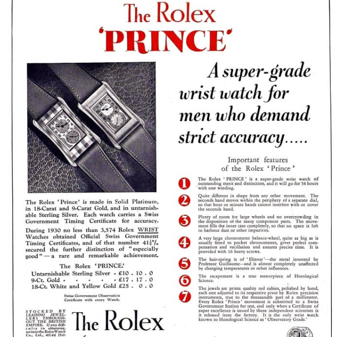 Медицинские часы: краткая история часов, которые могут спасти жизнь, Rolex Prince, фото 6