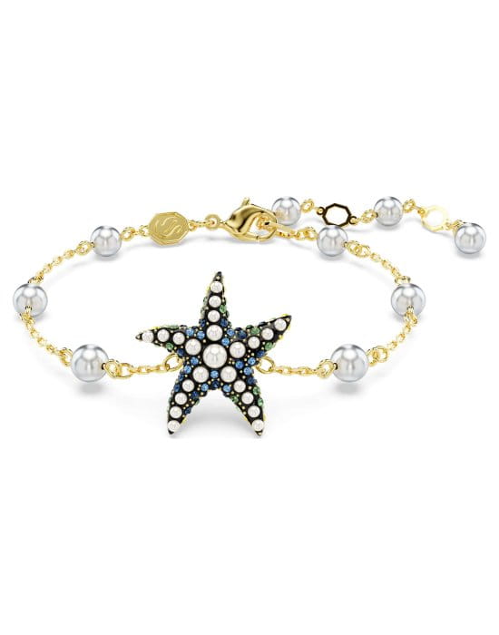 Металлический браслет Swarovski 5684398 с жемчугом и кристаллами