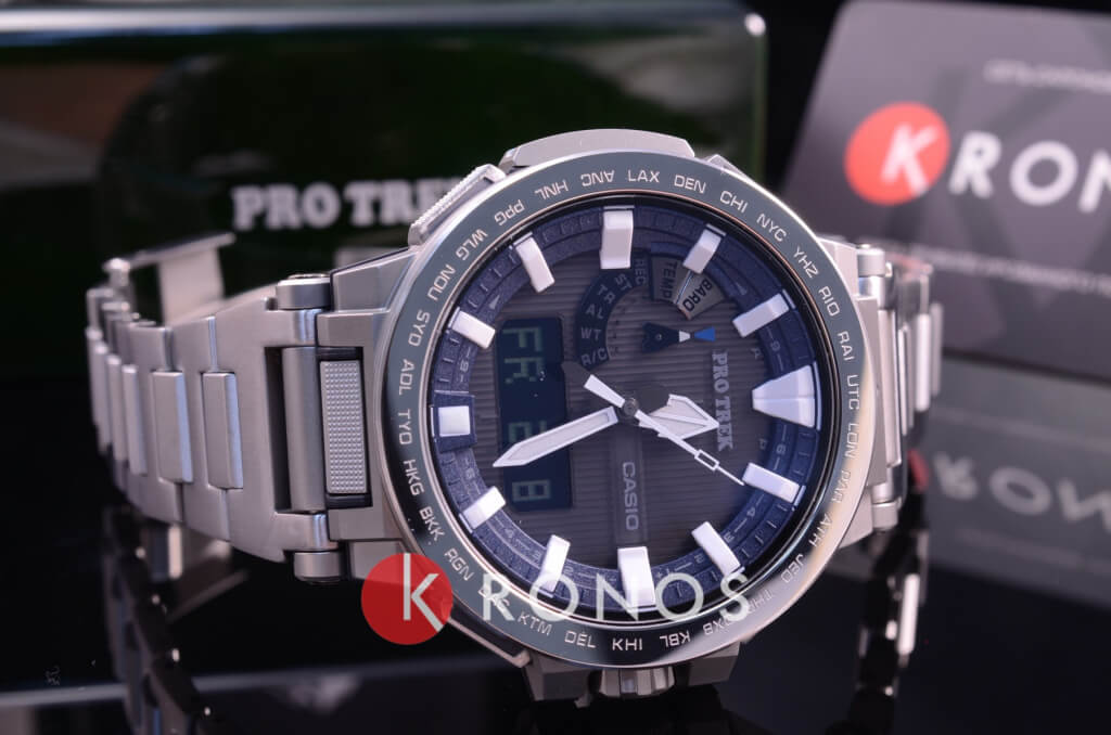 Покоритель вершины Manaslu [Обзор Casio Pro Trek] PRX-8000GT-7PR в титановом корпусе, фото 6