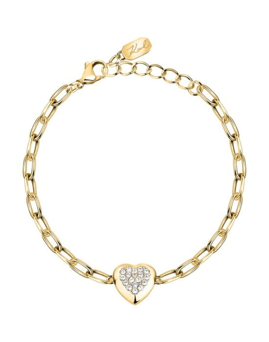 Стальной браслет Karl Lagerfeld Charms KLAYD14 с кристаллами