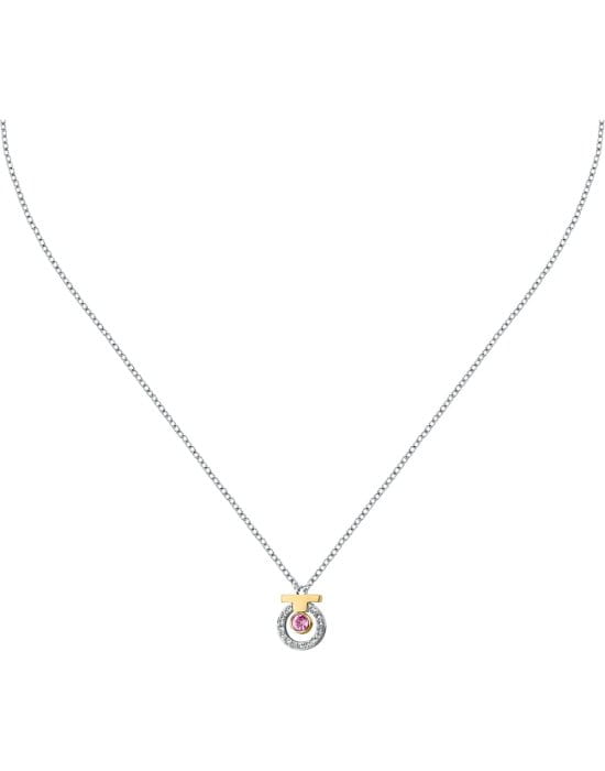 Стальная подвеска Trussardi T-Logo TJAXC53 с кристаллами