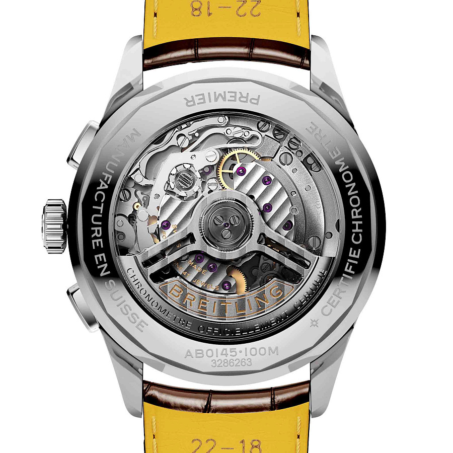 Часы Breitling Premier B01 Chronograph 42 AB0145331K1P1 — механические, металл сталь