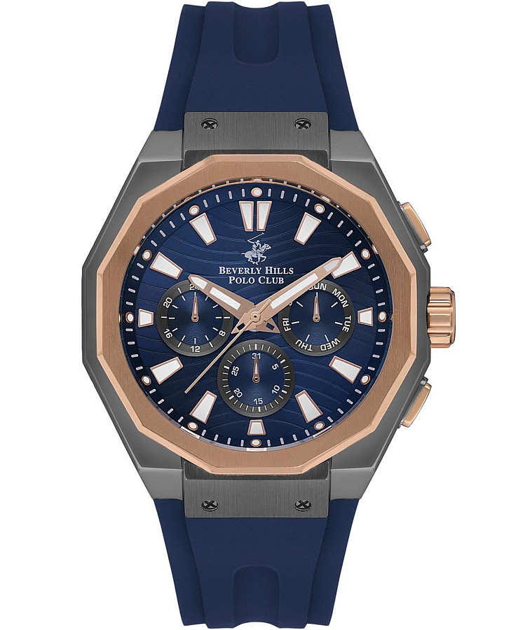 Часы Beverly Hills Polo Club BP3557X.899 — мужские, синий