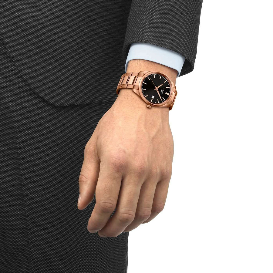 Часы Tissot PR 100 40 mm T150.410.33.051.00 — мужские, золотистый