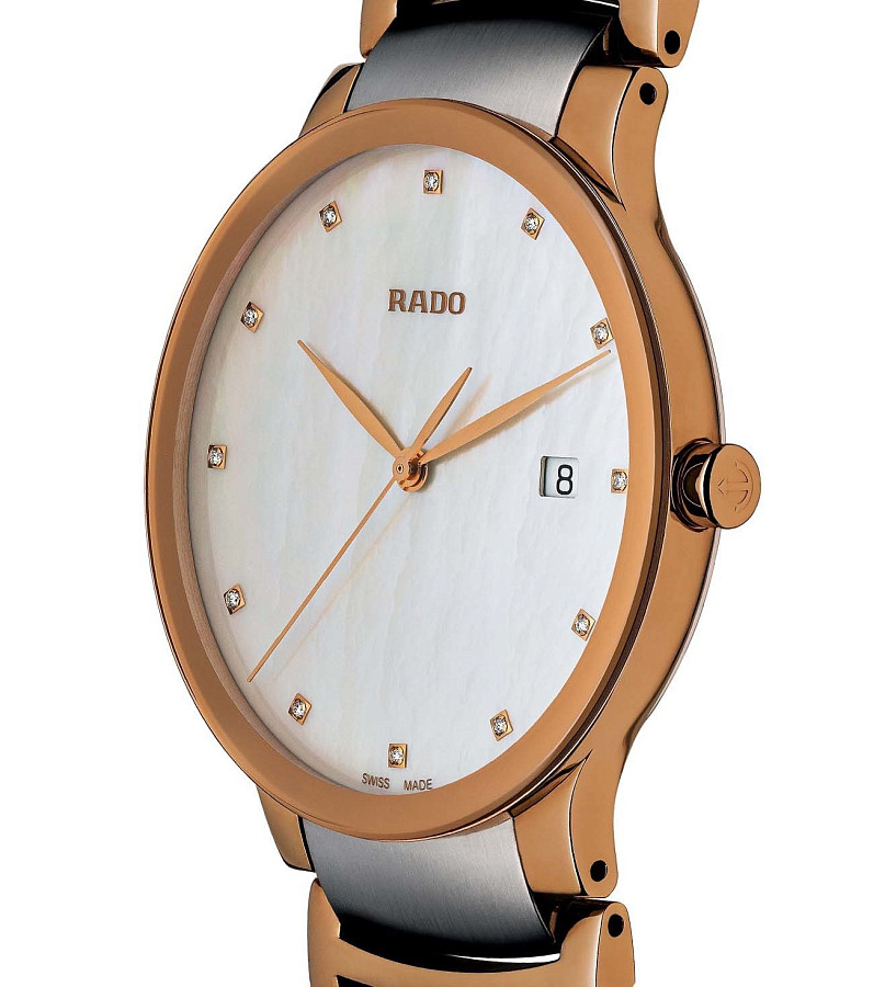 Часы Rado Centrix Diamonds R30554903 — кварцевые, сталь металл