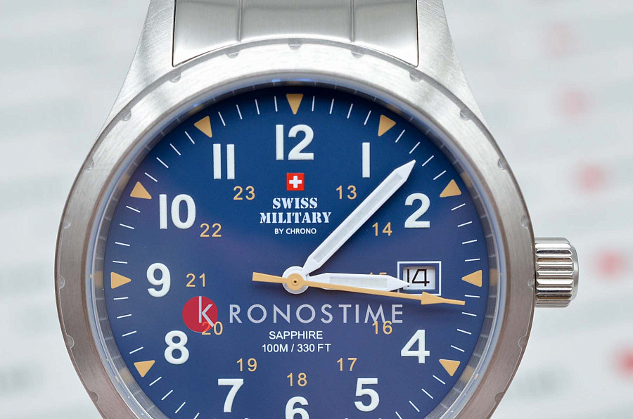 Часы Swiss Military by Chrono Classic Army SM34108.03 — металл сталь, Швейцария