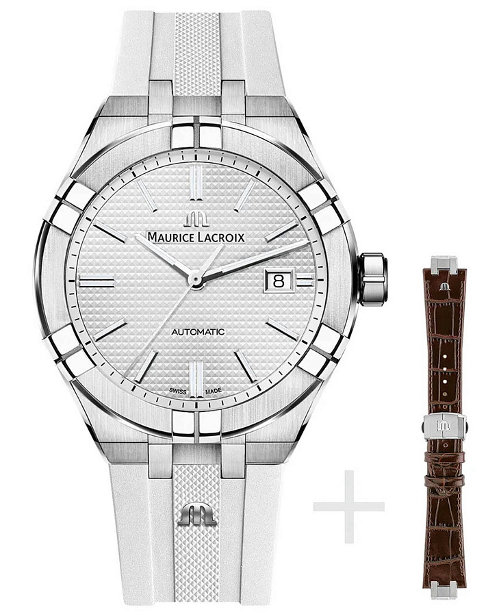 Часы Maurice Lacroix Aikon Automatic AI6008-SS00B-130-G — мужские, белый
