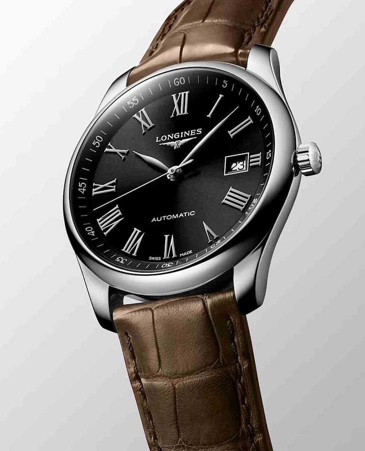 Часы Longines Master Collection L2.793.4.59.2 — черный, сталь металл