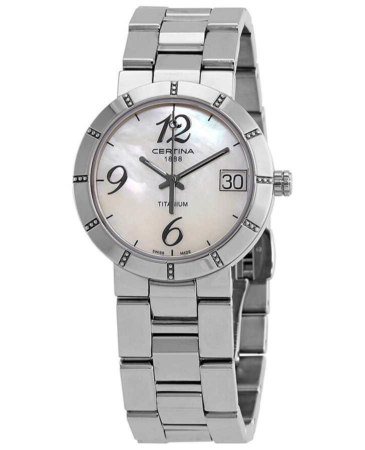 Часы Certina DS Podium C009.210.44.112.00 — женские, перламутровый