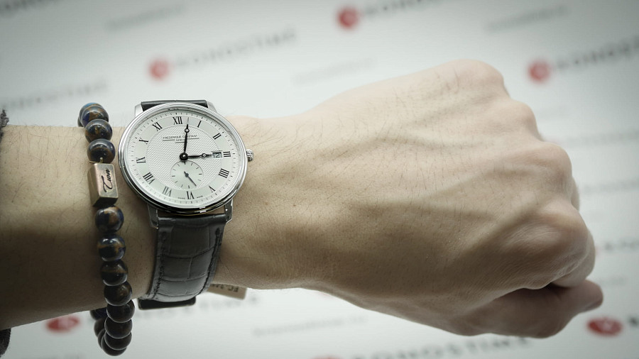 Часы Frederique Constant Slimline Gents FC-245M5S6 — кожаный, мужские