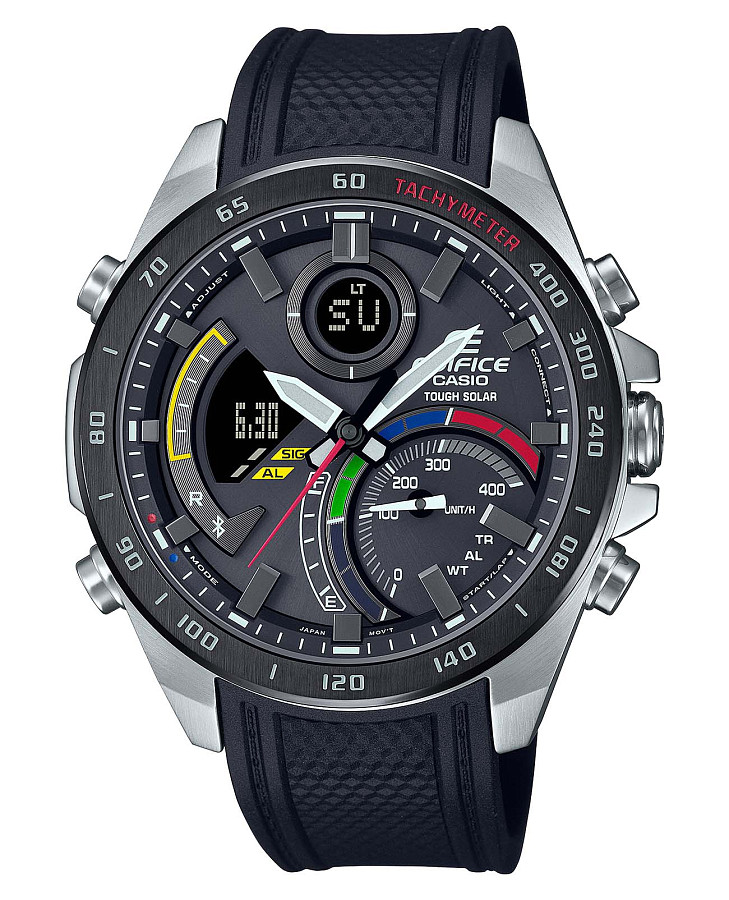 Часы Casio Edifice ECB-900MP-1ADF (ECB-900MP-1A) — мужские, серый
