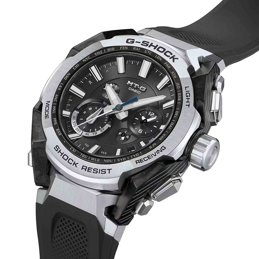 Часы Casio G-Shock Premium MTG-B4000-1A — кварцевые, карбон металл сталь