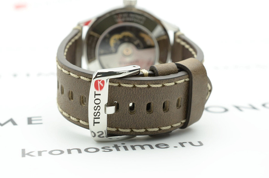 Часы Tissot Gent XL Swissmatic T116.407.16.011.00 — мужские, коричневый