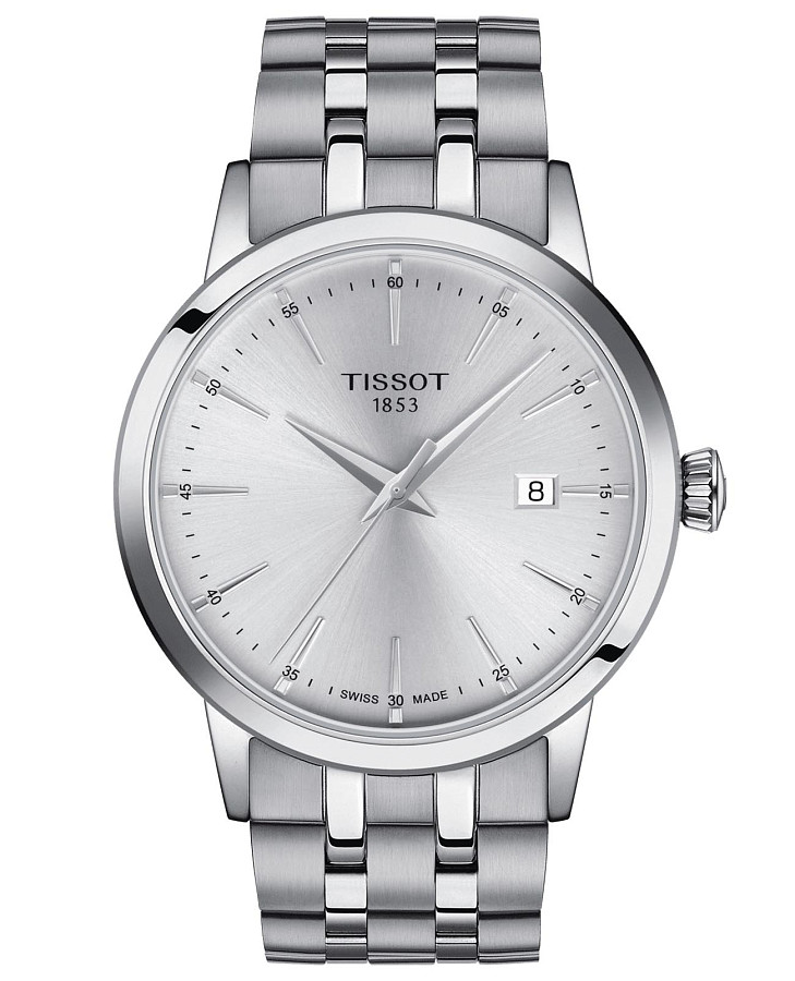 Часы Tissot Classic Dream T129.410.11.031.00 — мужские, серебристый