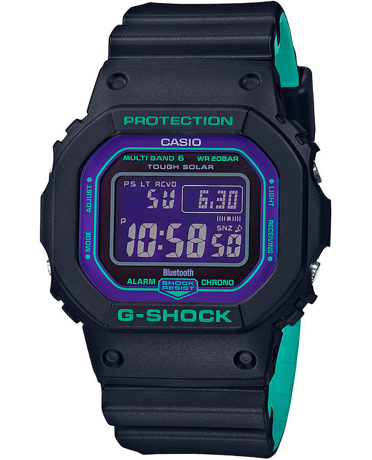 Часы Casio G-Shock GW-B5600BL-1DR (GW-B5600BL-1) — мужские, фиолетовый