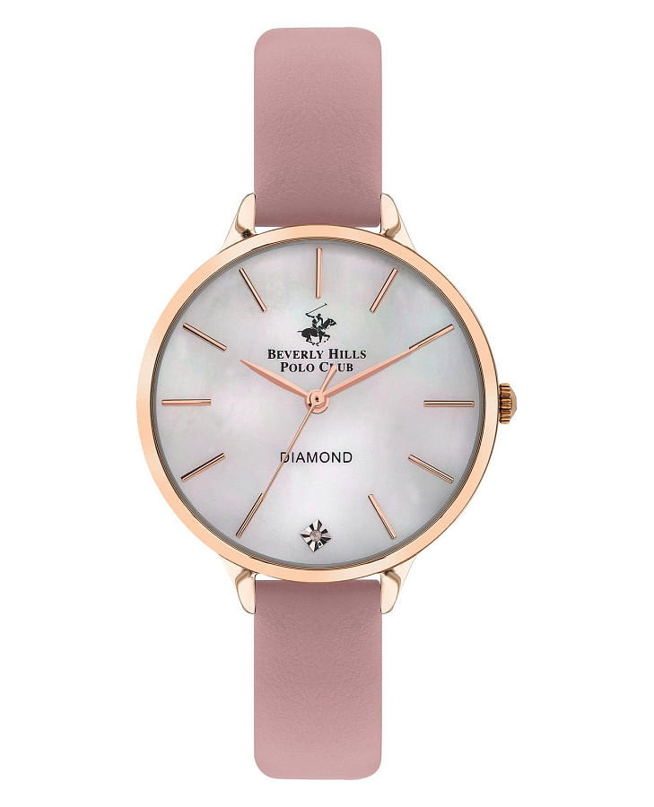 Часы Beverly Hills Polo Club BP3306X.428 — женские, перламутровый
