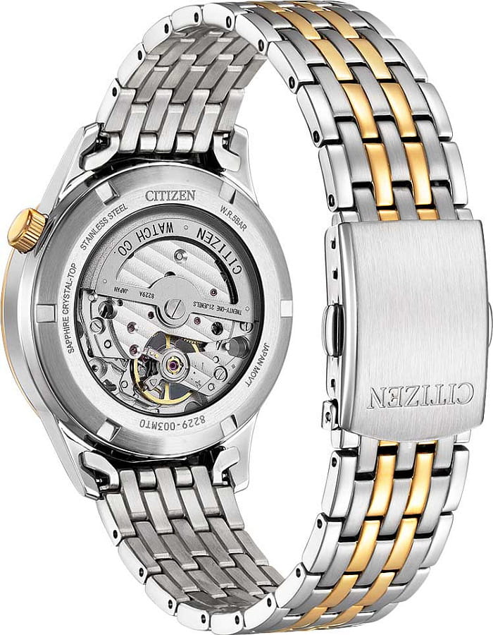 Часы Citizen Automatic NH9136-88H — нержавеющая сталь с pvd-покрытием, мужские