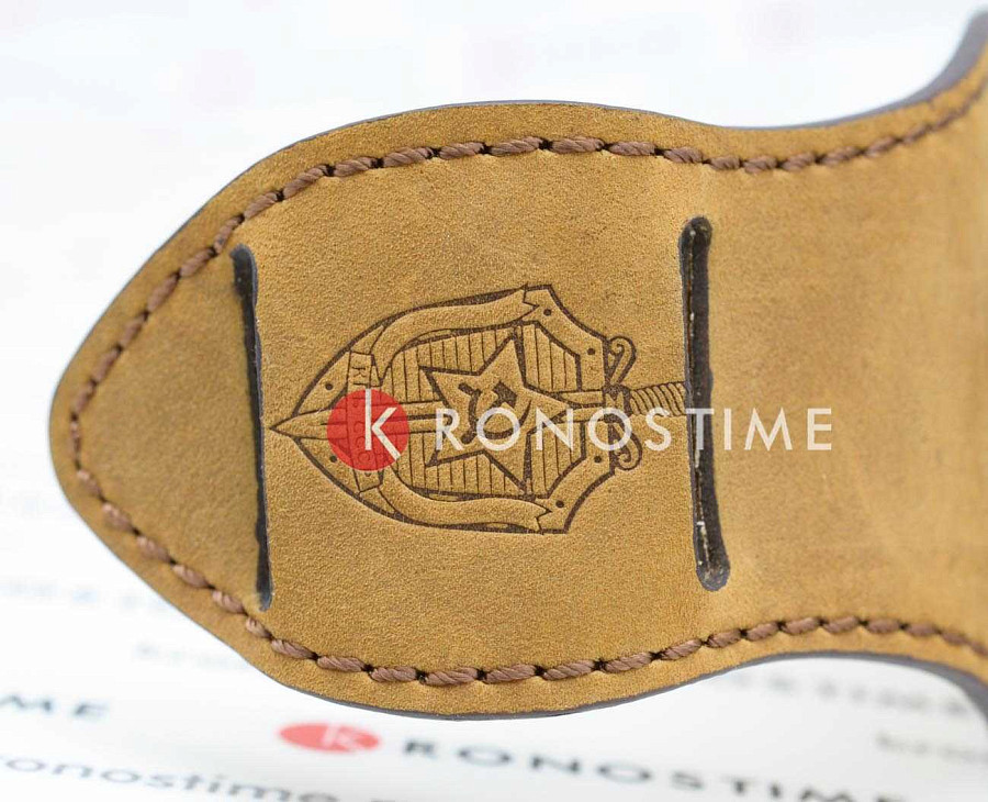 Часы Слава СССР КГБ 9624429/300-2555 — сталь металл, кожаный
