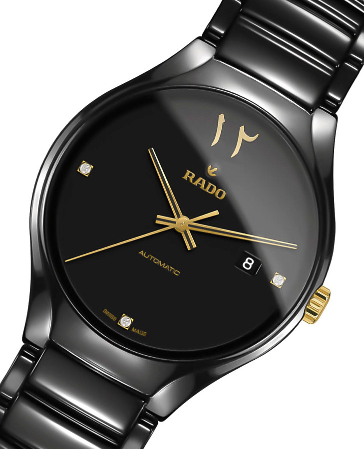 Часы Rado True Automatic Diamonds R27056752 — механические, керамика
