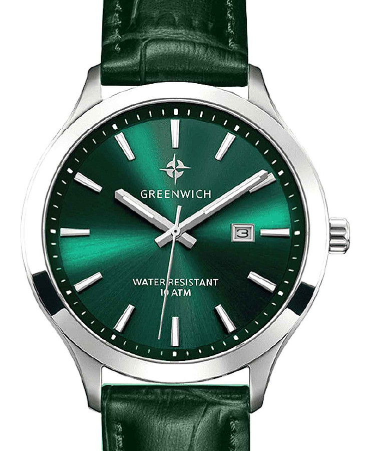 Часы Greenwich Helm GW 041.17.37 — мужские, кожаный