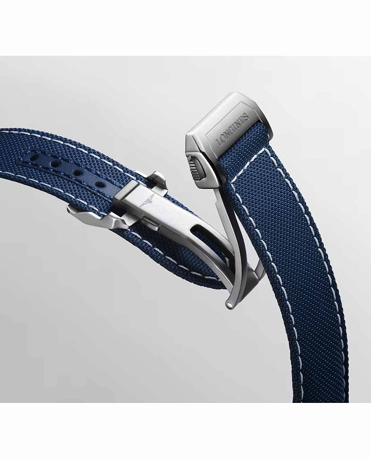 Часы Longines Spirit L3.821.4.93.2 — сталь металл, тканевый