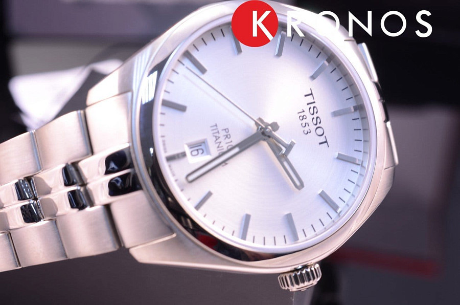 Часы Tissot PR 100 Titanium Quartz T101.410.44.031.00 — титан, Швейцария