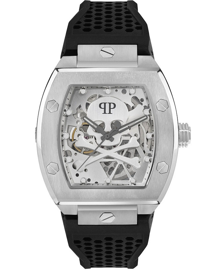 Часы Philipp Plein The Skeleton PWBAA2123 — мужские, серебристый