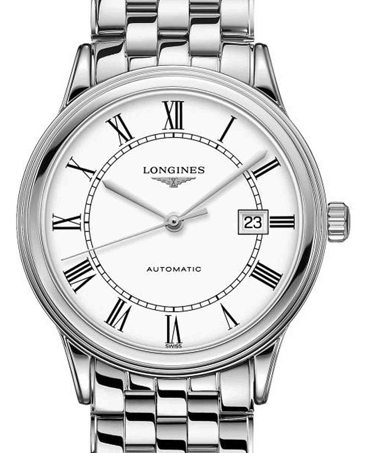 Часы Longines Flagship L4.984.4.21.6 — механические, металл сталь
