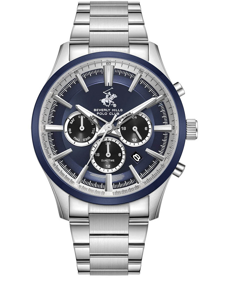 Часы Beverly Hills Polo Club BP3779X.390 — мужские, синий