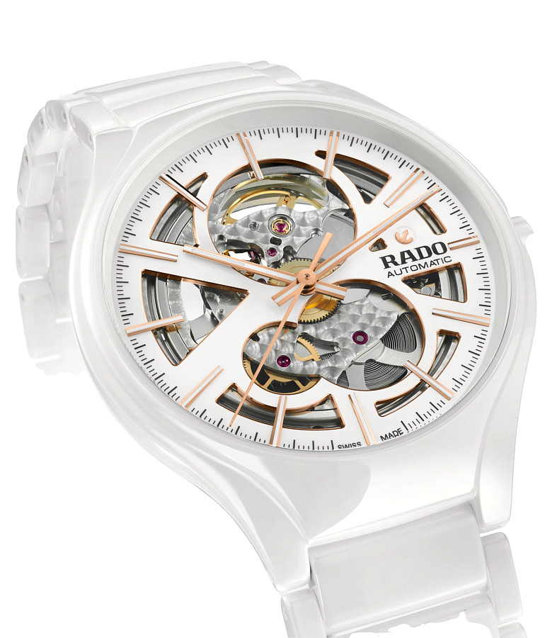 Часы Rado True Open Heart R27106922 — механические, керамика