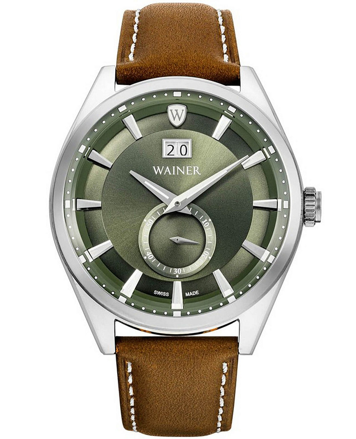 Часы Wainer Classic WA.17100-A — мужские, зеленый