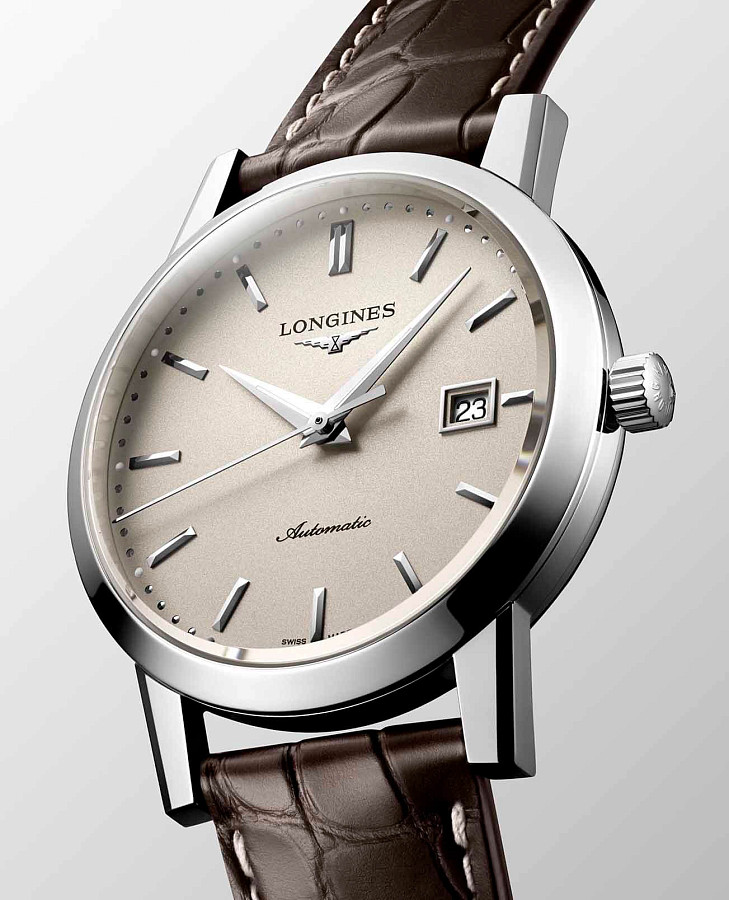 Часы Longines 1832 L4.825.4.92.2 — механические, металл сталь