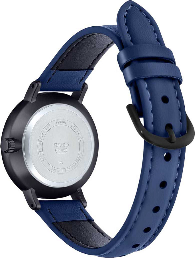 Часы Casio Collection LTP-VT02BL-2AUDF (LTP-VT02BL-2A) — металл сталь, Япония