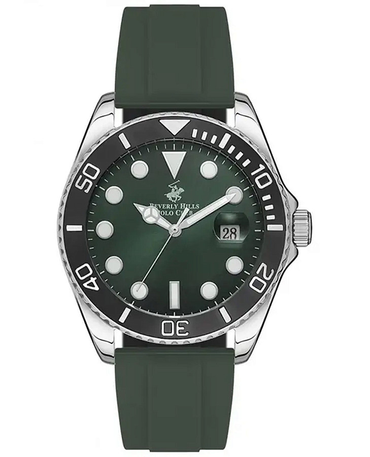 Часы Beverly Hills Polo Club BP3329X.375 — мужские, зеленый