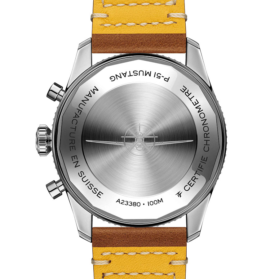 Часы Breitling Classic Avi Chronograph 42 P-51 Mustang A233803A1B1X1 — кожаный, мужские