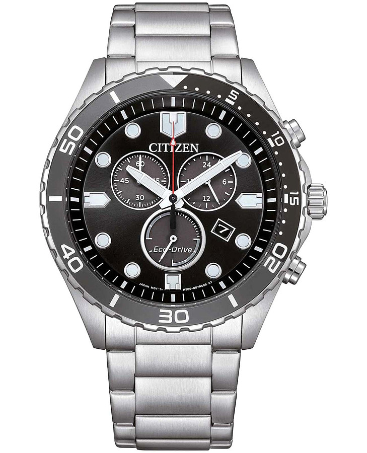 Часы Citizen Eco-Drive AT2568-82E — мужские, черный