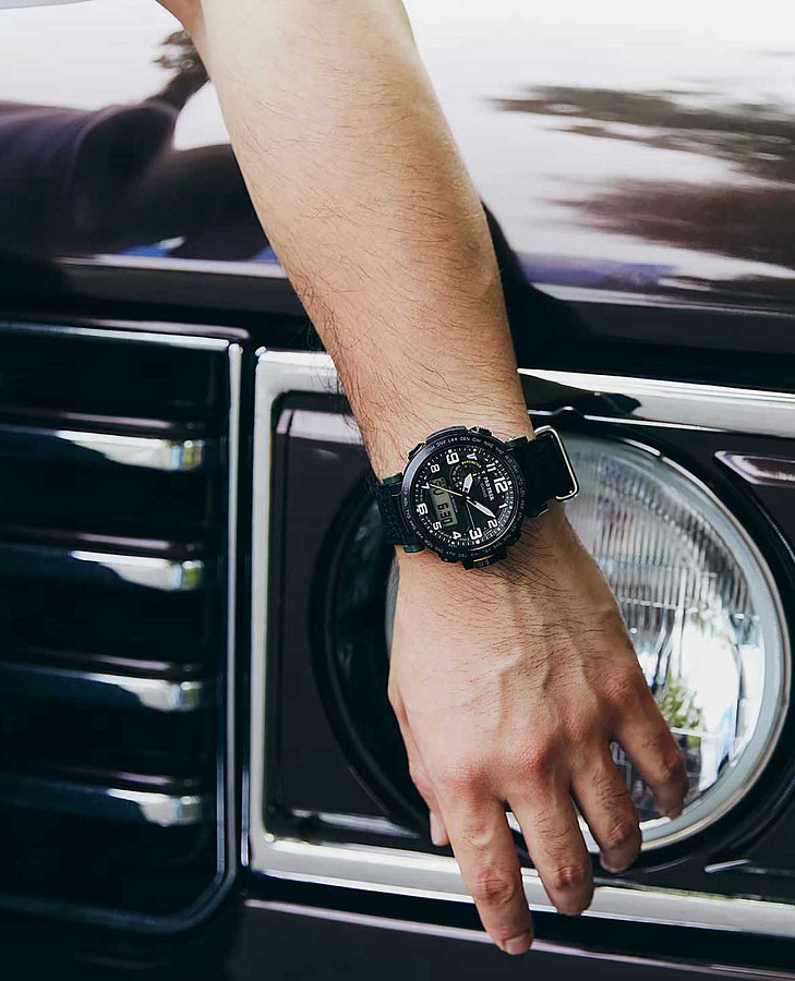 Часы Casio Pro Trek PRG-601YB-3DR (PRG-601YB-3) — кварцевые, Япония, мужские