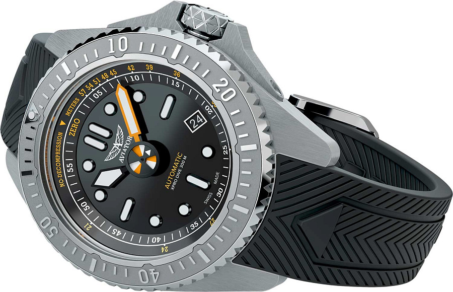 Часы Aviator Xpro Dive 200 V.1.43.0.370.6 — механические, сталь металл