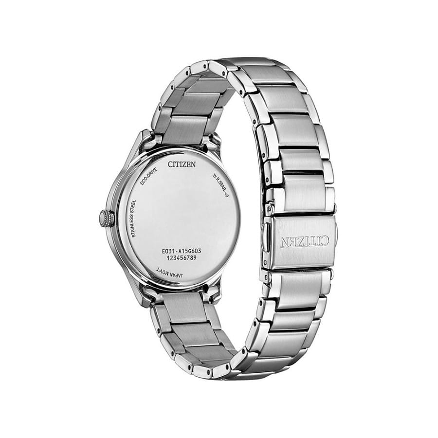 Часы Citizen Eco-Drive EM1220-58X — металл сталь, Япония