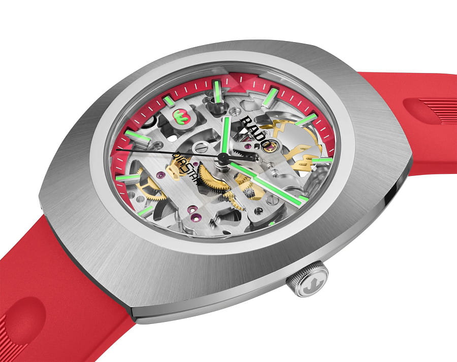 Часы Rado DiaStar Original Skeleton R12169409 — механические, сталь металл
