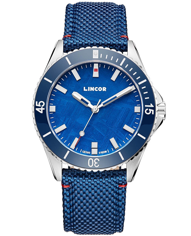Часы Lincor Cosmos Метеорит 4095LM-1 — мужские, синий