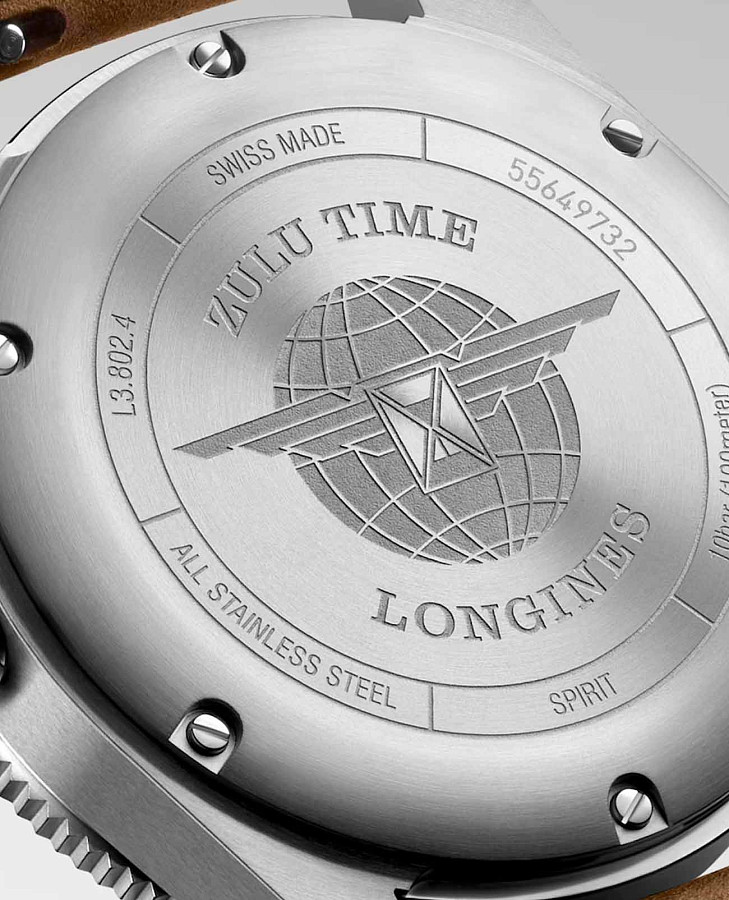 Часы Longines Spirit L3.802.4.63.2 — мужские, кожаный