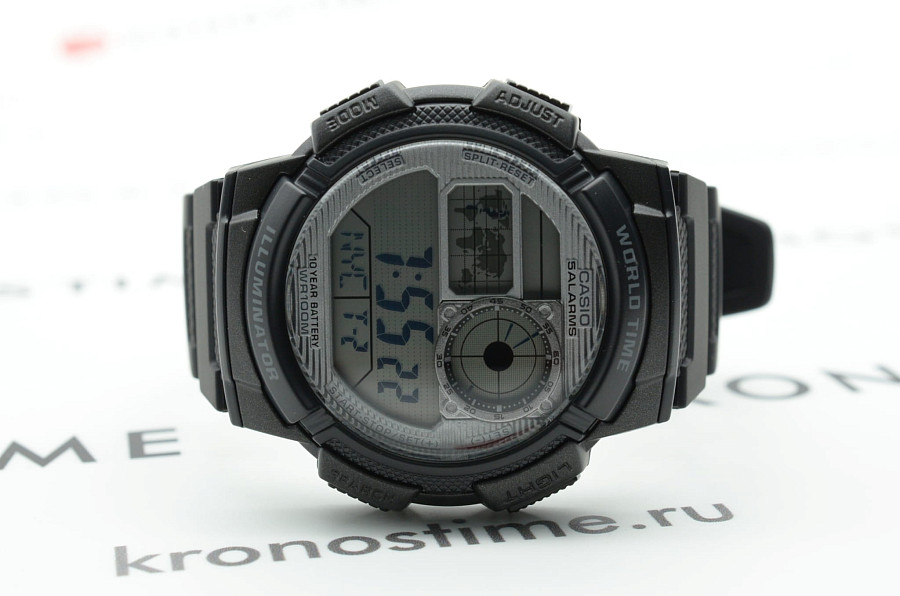 Часы Casio Collection AE-1000W-7A — пластик, мужские