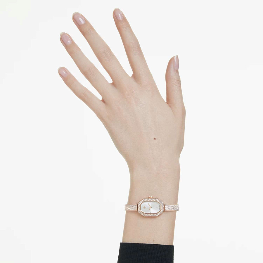 Часы Swarovski Dextera Bangle 5672992 — кварцевые, металл сталь