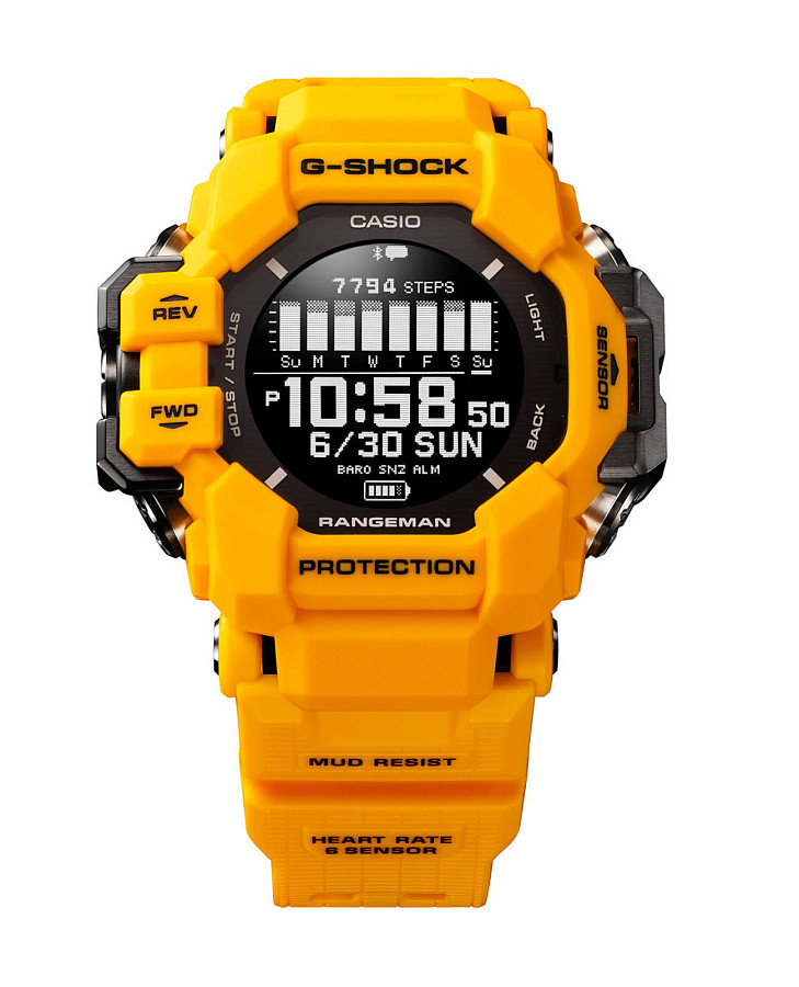 Часы Casio G-Shock GPR-H1000-9 — мужские, полимер