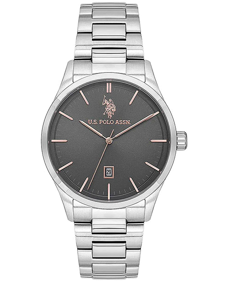 Часы U.S. Polo Assn. Fundamentall USPA1072B-04 — мужские, серый