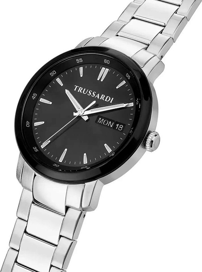 Часы Trussardi T-Couple R2453147015 — кварцевые, металл сталь